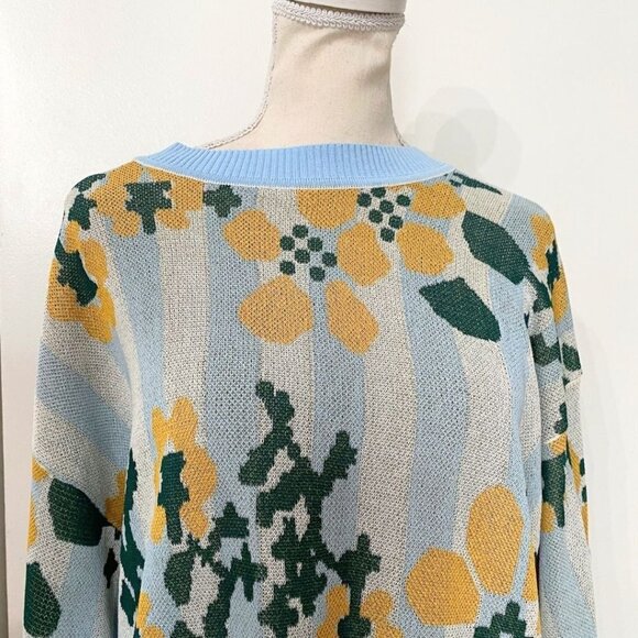 VIKTOR & ROLF MEN'S COLORFUL ABSTRACT  STRICKPULLOVER - M - Picture 5 of 12